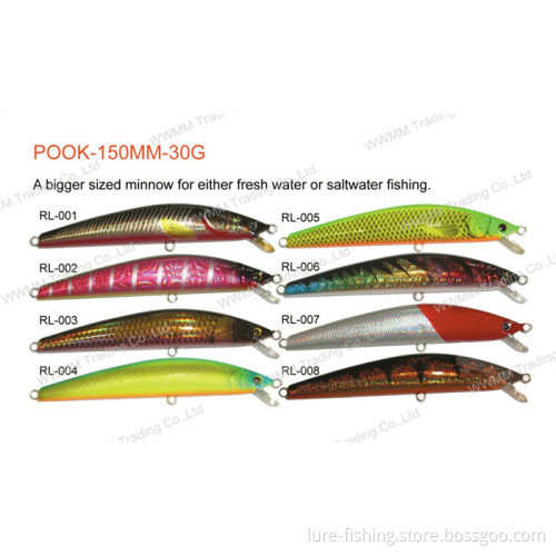 Fishing Lure, Fishing Tackle ,Plastic Lure (Saltwater Lure--Saltwater Minnow) (HRL029)